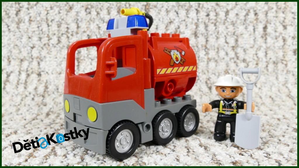 Lego® Duplo® Hasičská Cisterna s Hasičem