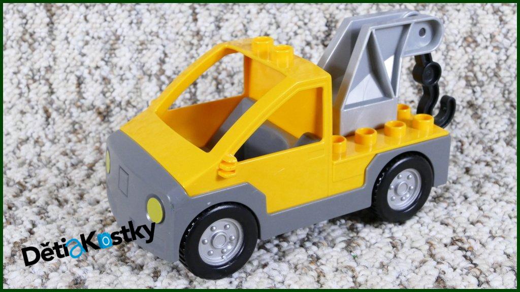 Lego® Duplo® Servisní Pickup Světle Oranžový s Hákem