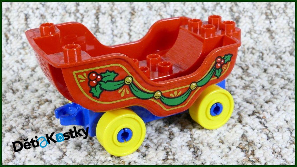 Lego® Duplo® Modrý Podvozek/Vůz Santa