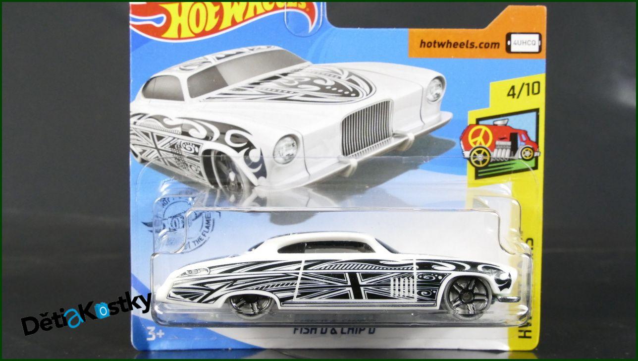 Model Angličák Hot Wheels Autíčko Fish'D & Chip'D (HW ART CARS)