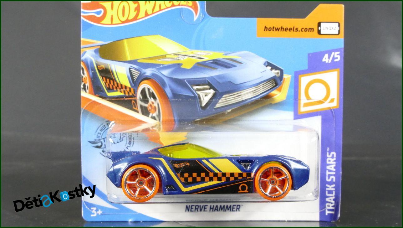 Model Angličák Hot Wheels Autíčko Nerve Hammer (TRACK STARS)