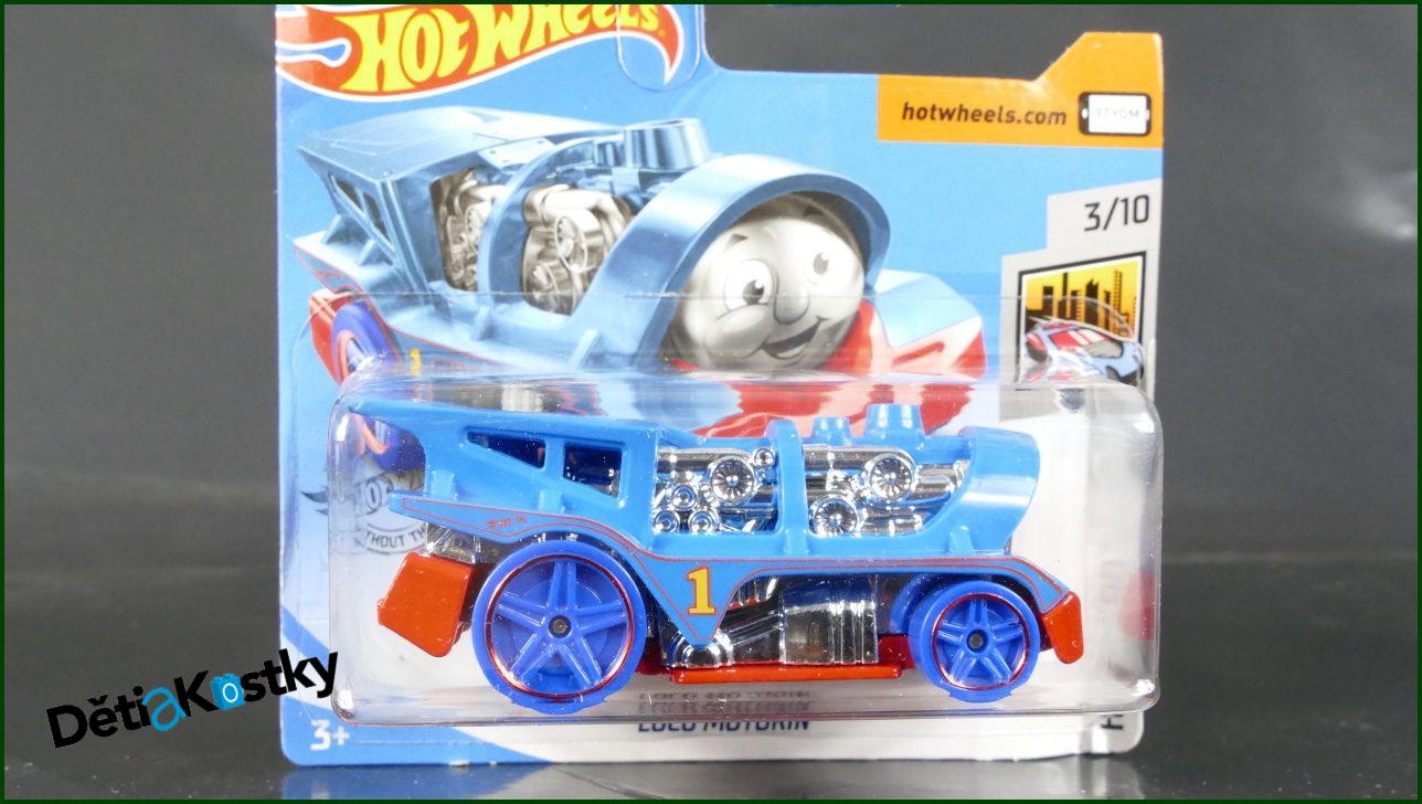 Model Angličák Hot Wheels Autíčko Loco Motorin' (HW METRO) - Prasklý Plastový Obal