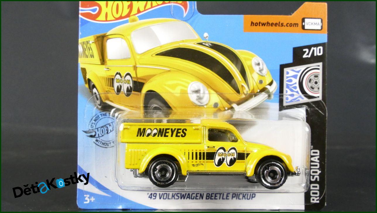 Model Angličák Hot Wheels Autíčko '49 Volkswagen Beetle Pickup (ROD SQUAD)