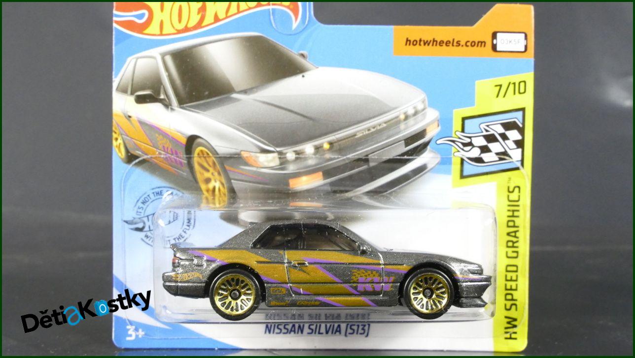 Model Angličák Hot Wheels Autíčko Nissan Silvia (S13) (HW SPEED GRAPHICS)