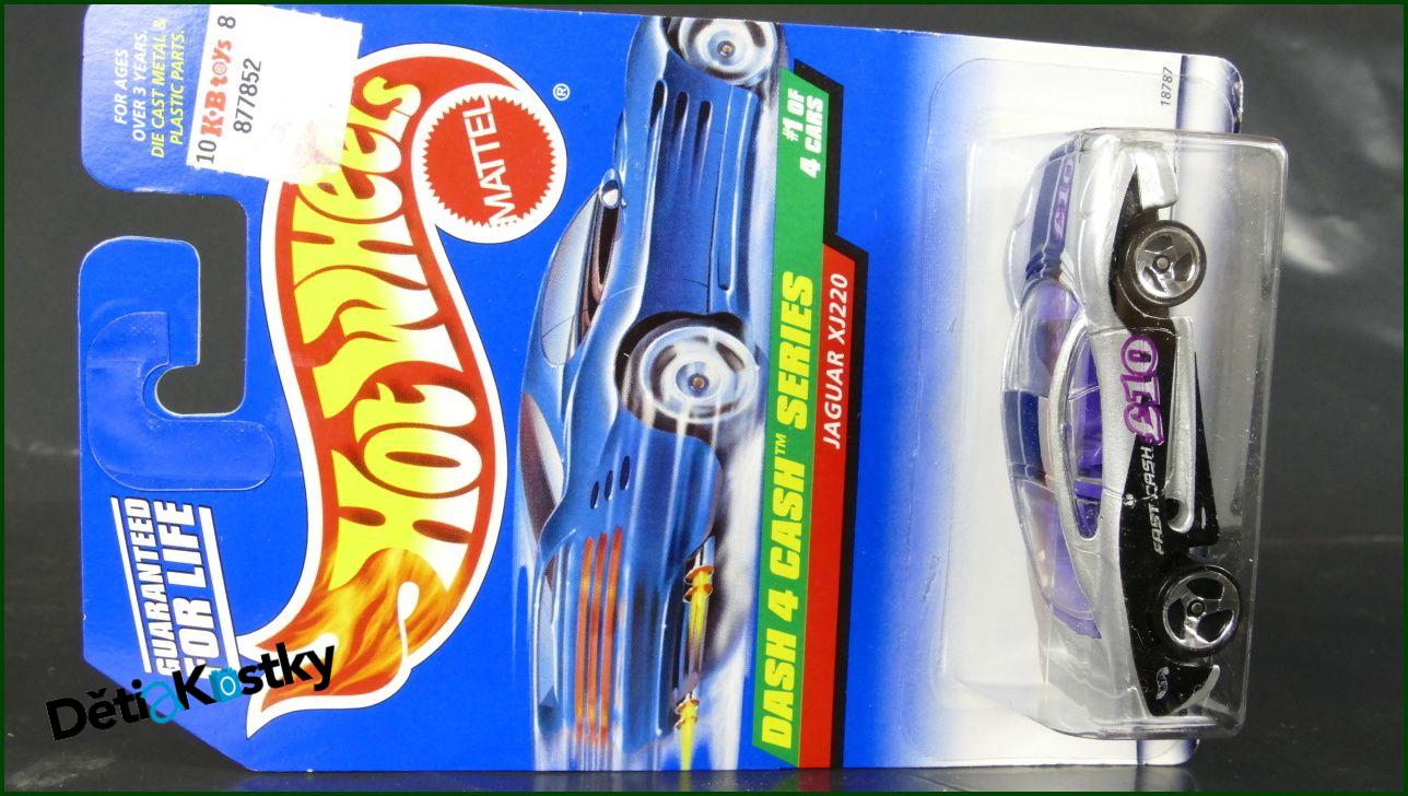 Model Angličák Hot Wheels Autíčko Jaguar XJ220 (DASH 4 CASH SERIES)