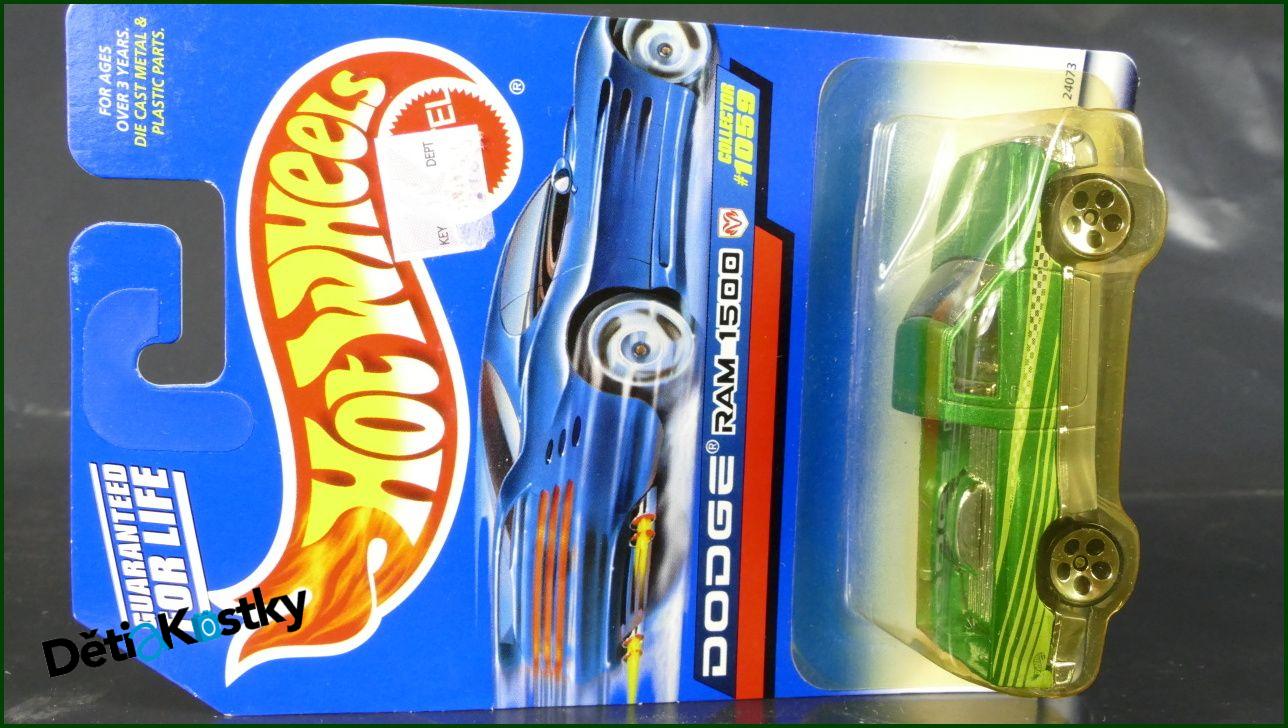 Model Angličák Hot Wheels Autíčko Dodge RAM 1500 - Horší Plastový Obal