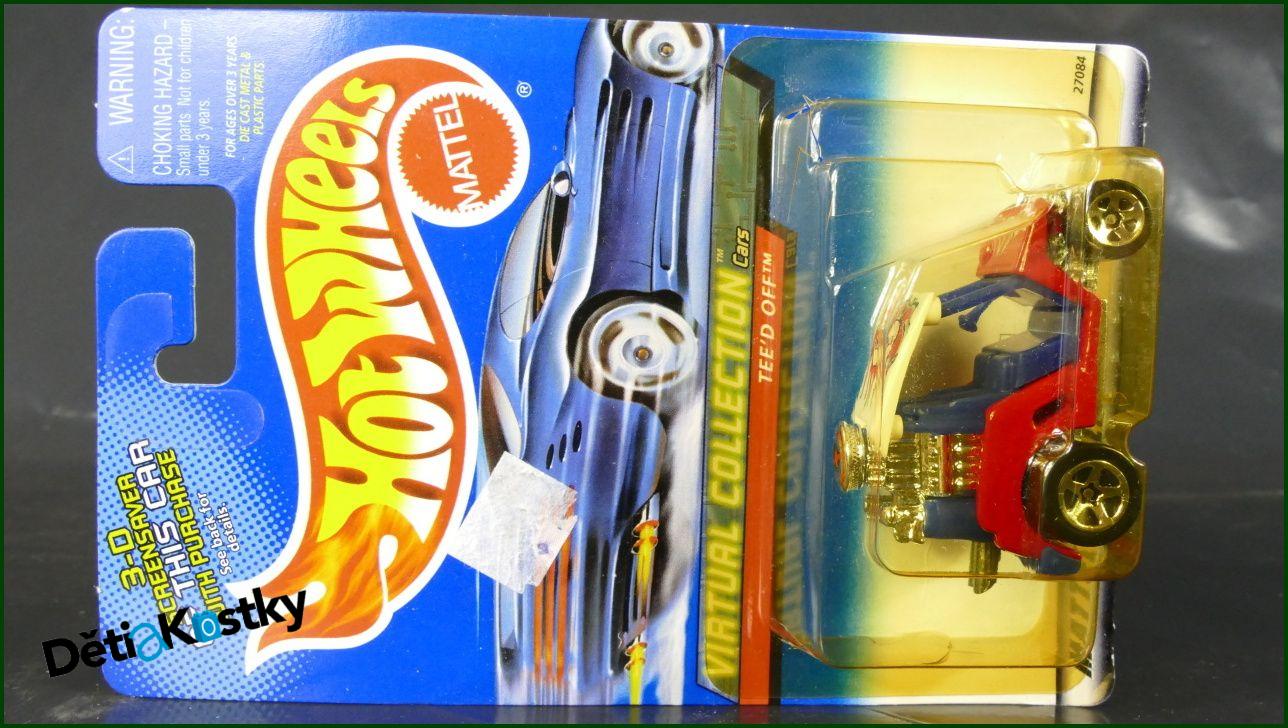 Model Angličák Hot Wheels Autíčko Tee'D Off - Horší Plastový Obal