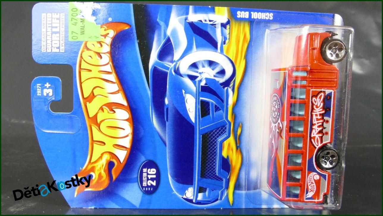 Model Angličák Hot Wheels Autíčko School Bus