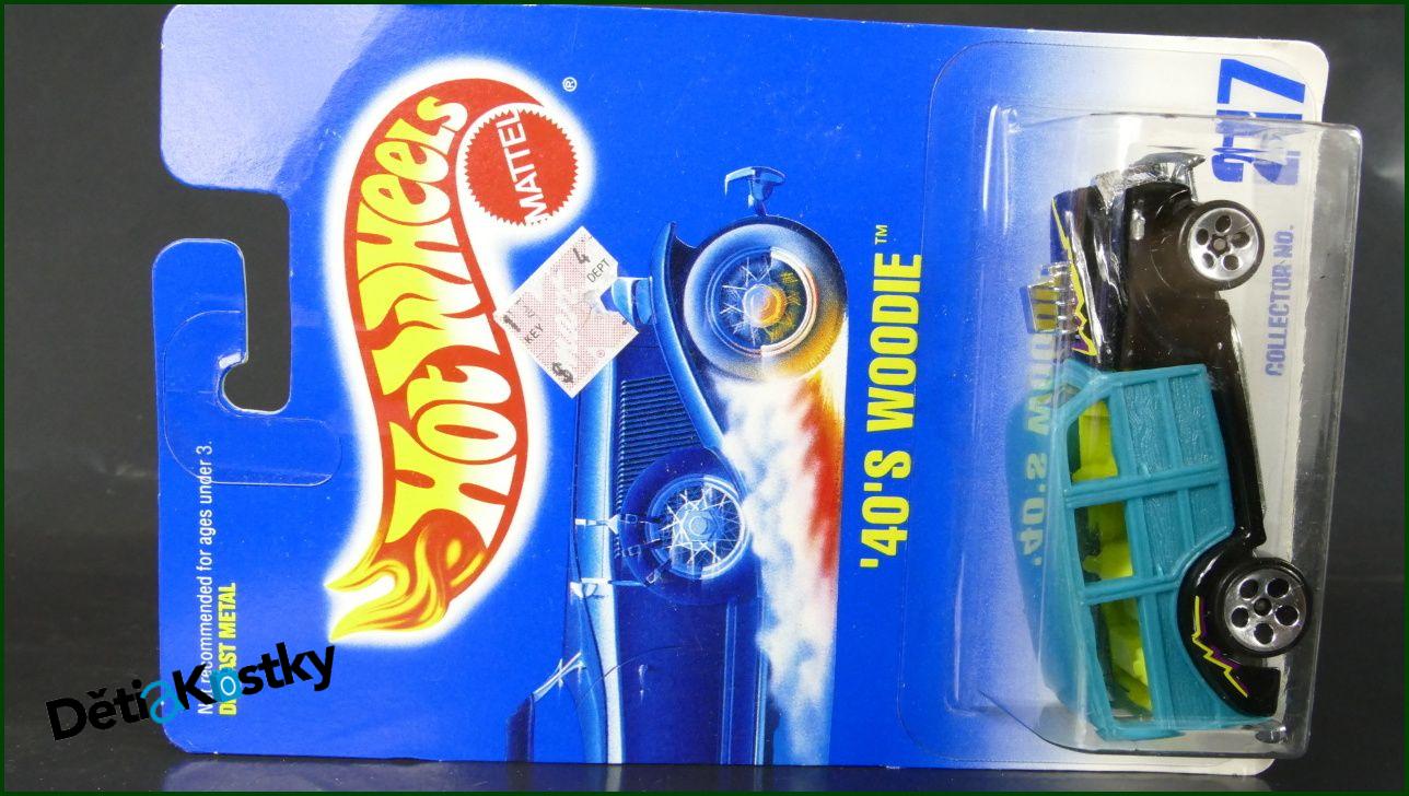 Model Angličák Hot Wheels Autíčko '40's Woodie