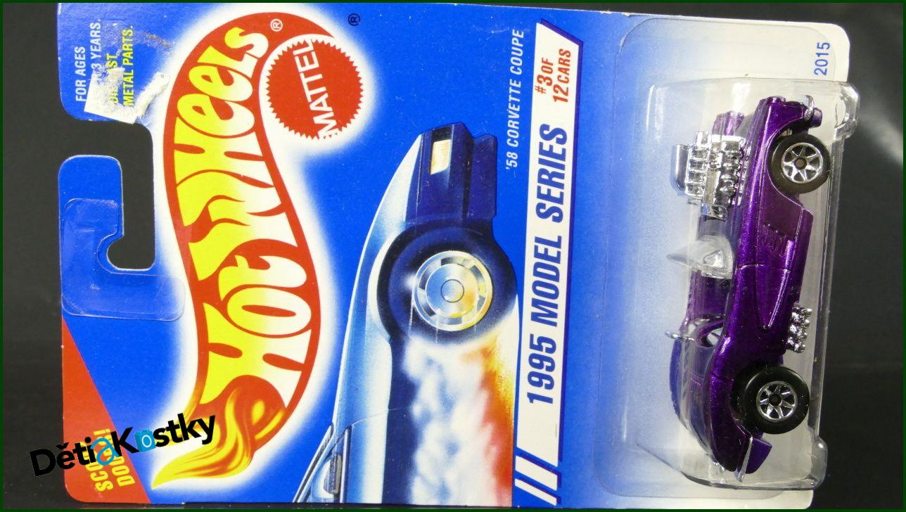 Model Angličák Hot Wheels Autíčko '58 Corvette Coupe