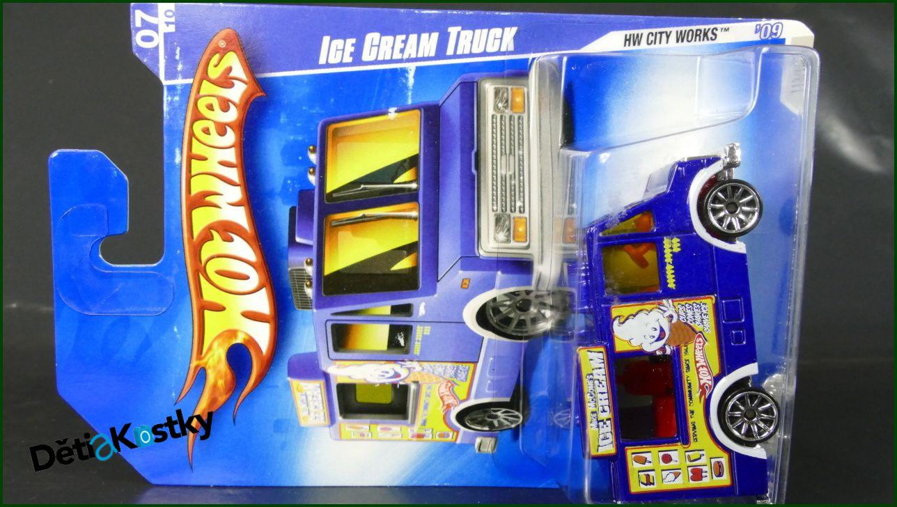 Model Angličák Model Angličák Model Angličák Hot Wheels Autíčko Ice Cream Truck