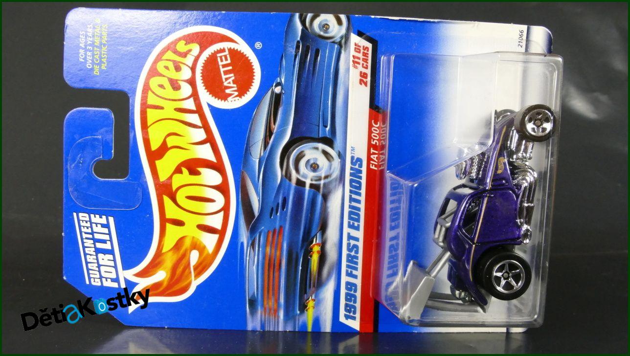 Angličák Auto Hot Wheels Autíčko Fiat 500C