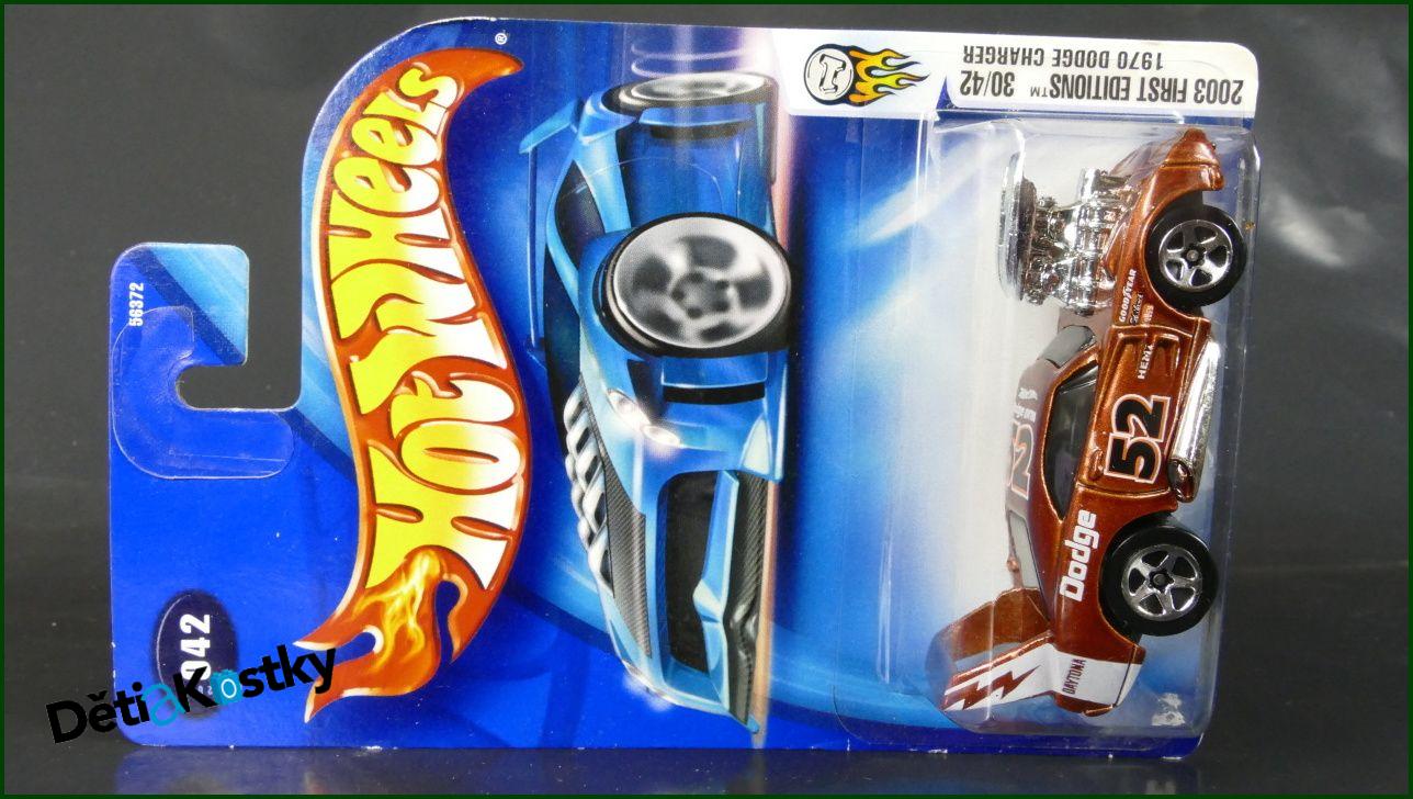 Angličák Auto Hot Wheels Autíčko 1970 Dodge Charger