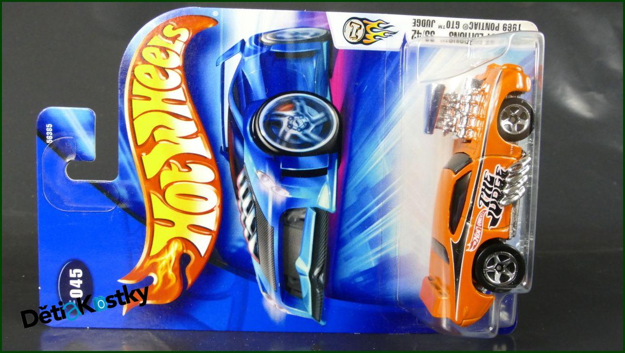 Angličák Auto Hot Wheels Autíčko 1969 Pontiac GTO Judge
