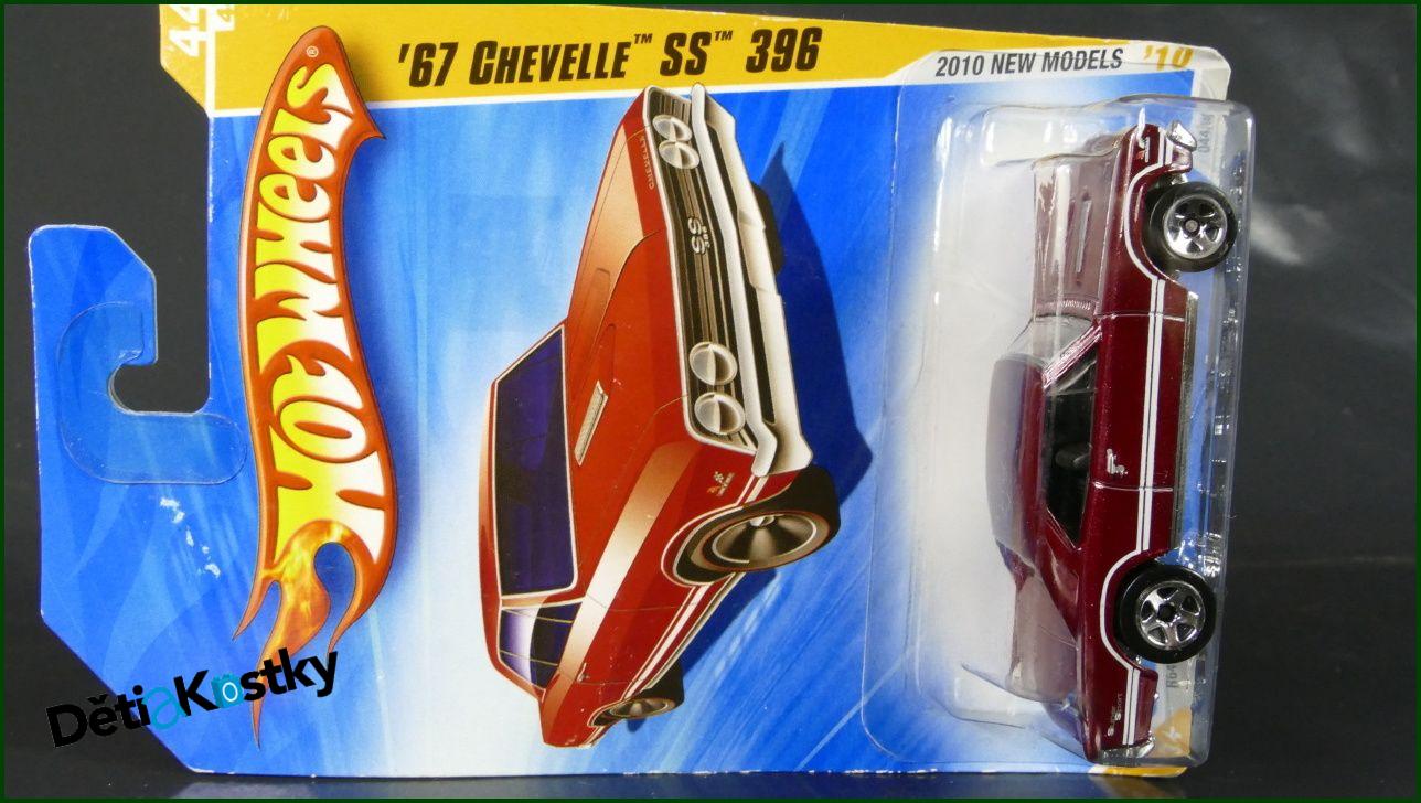Angličák Auto Hot Wheels Autíčko '67 Chevelle SS 396