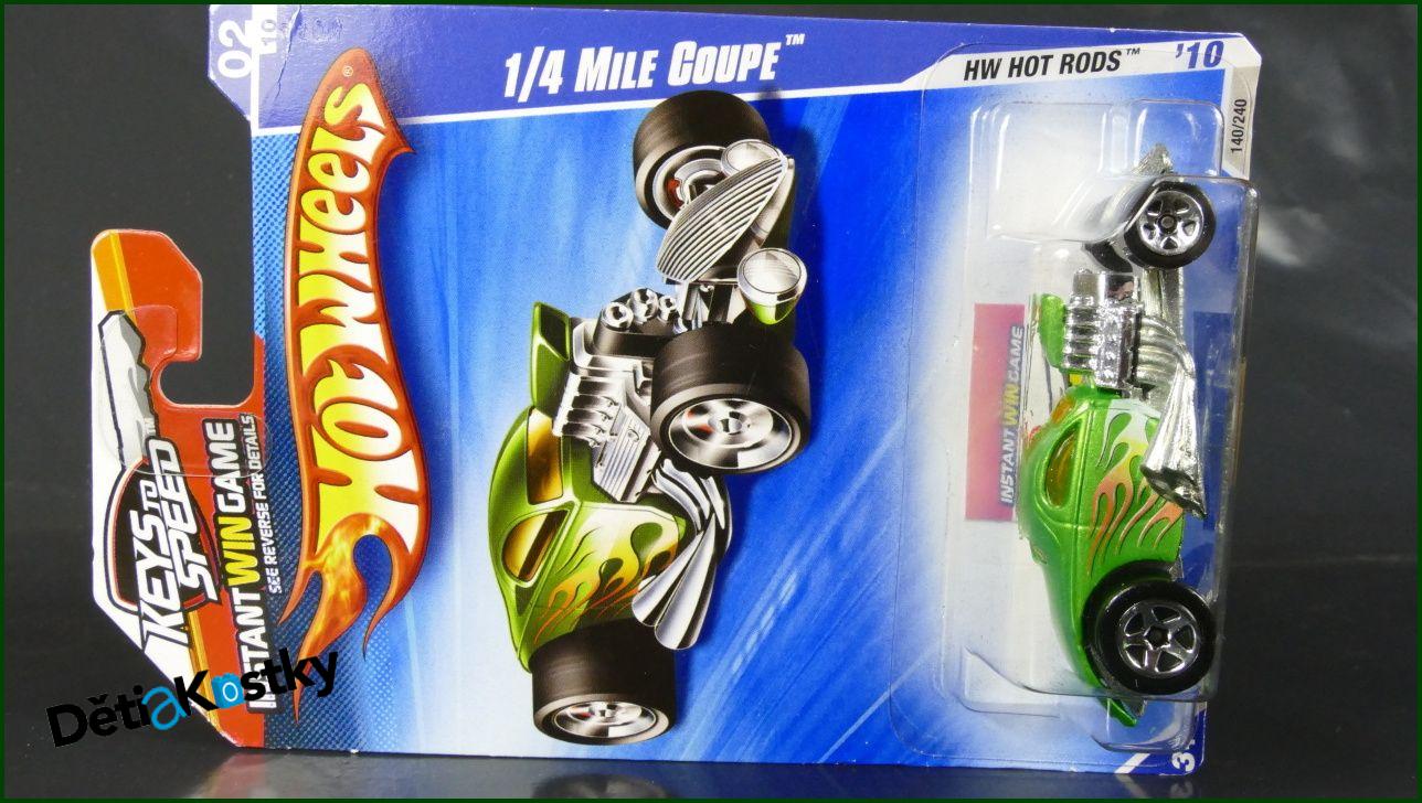 Angličák Auto Hot Wheels Autíčko 1/4 Mile Coupe