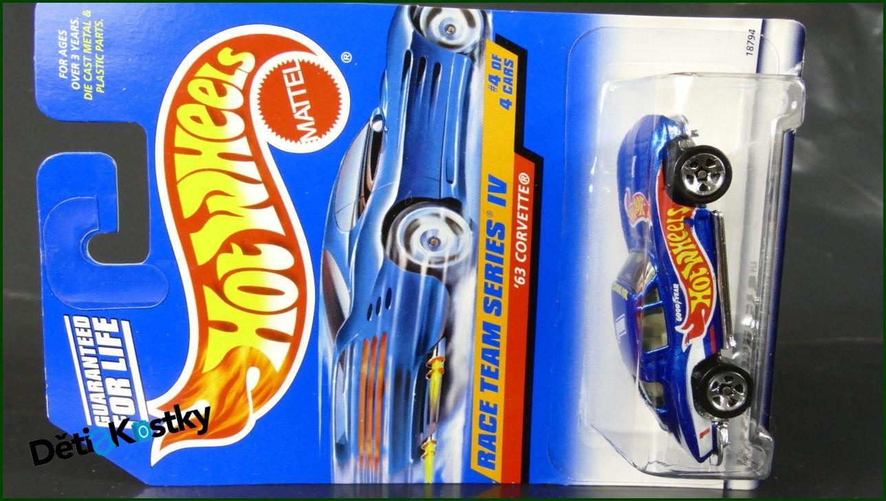 Angličák Auto Hot Wheels Autíčko '63 Corvette