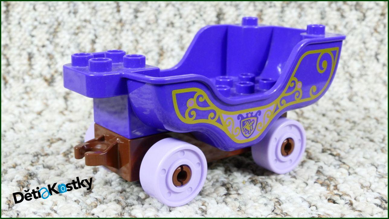 Lego® Duplo® Hnědý Podvozek/Vůz Santa Fialový
