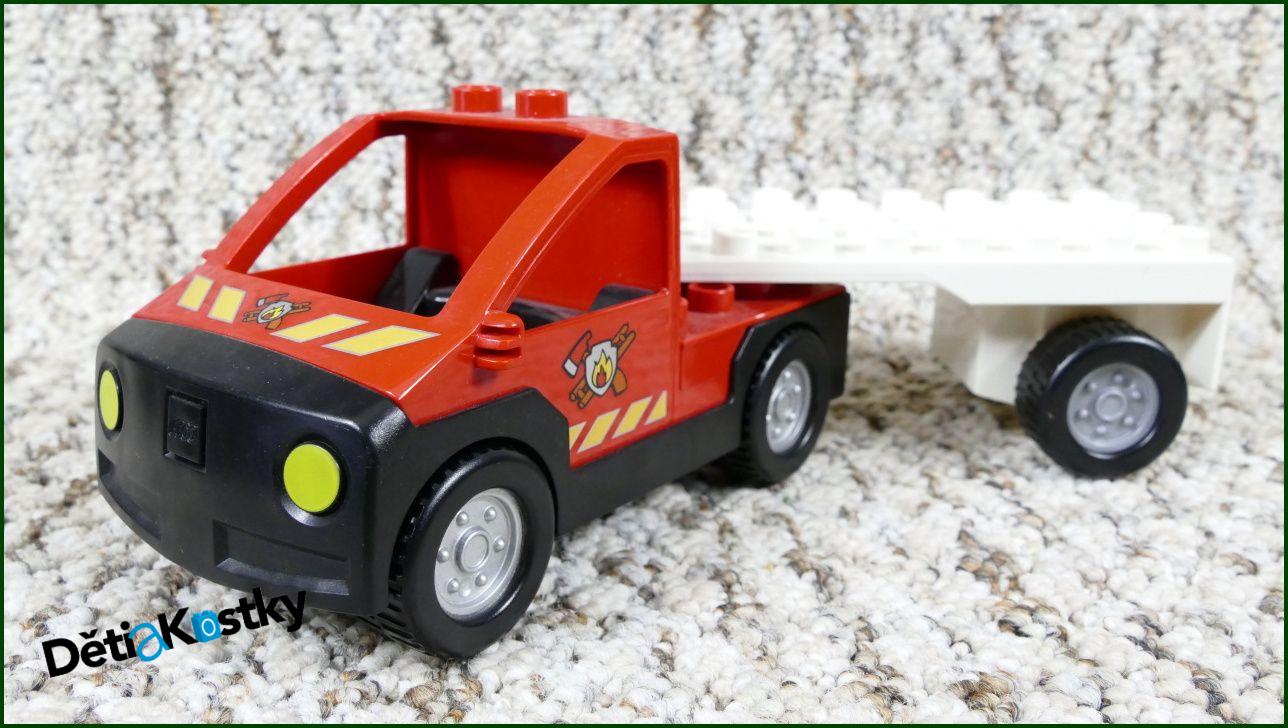 Lego® Duplo® Hasičské Auto s Bílým Návěsem