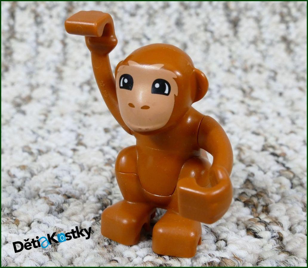 Lego® Duplo® Opička Větší Hnědá/Hnědý Obličej