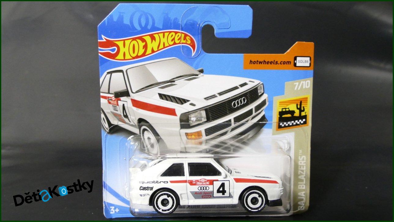 Angličák Auto Hot Wheels Autíčko '84 Audi Sport Quattro (BAJA BLAZERS)