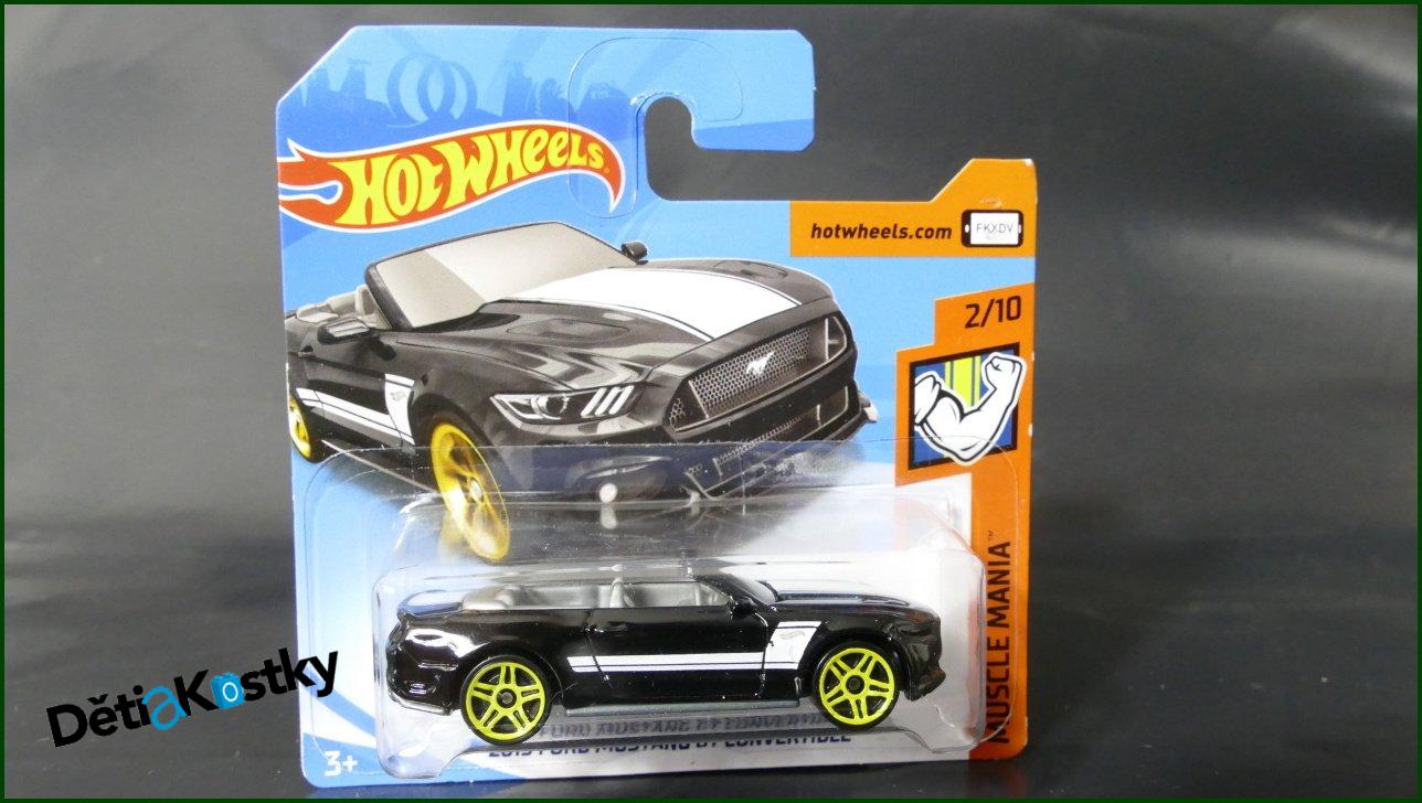 Angličák Auto Hot Wheels Autíčko 2015 Ford Mustang GT Convertible (MUSCLE MANIA)