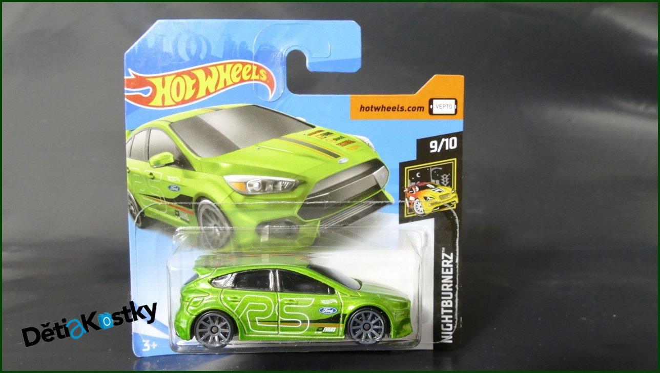 Angličák Auto Hot Wheels Autíčko Ford Focus RS (NIGHTBURNERZ)