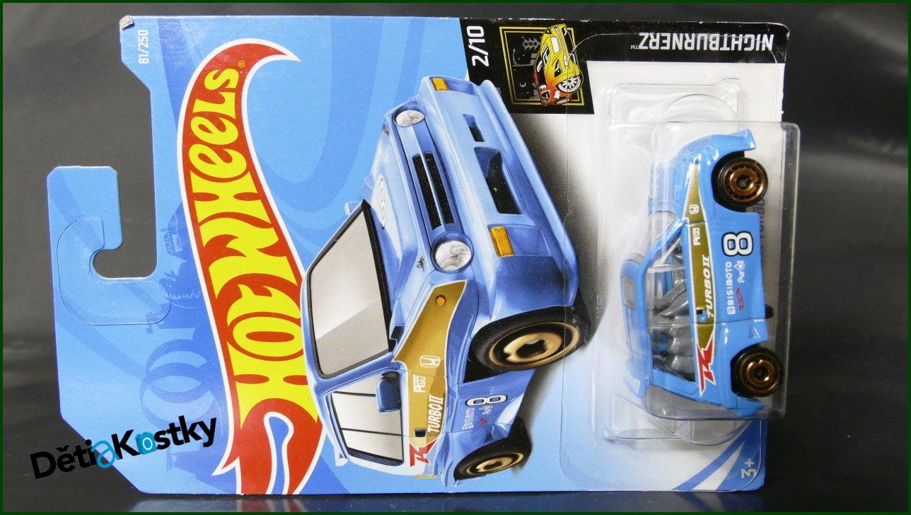 Angličák Auto Hot Wheels Autíčko '85 Honda City Turbo II (NIGHTBURNERZ)