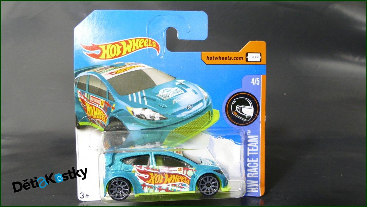 Angličák Auto Hot Wheels Autíčko '12 Ford Fiesta (HW RACE TEAM)