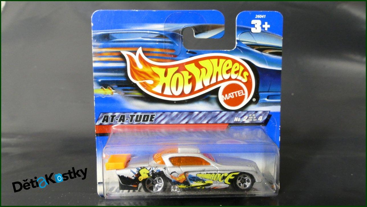 Angličák Auto Hot Wheels Autíčko 'AT-A-TUDE (MATTEL WHEELS) - Prasklý Plast Krabičky