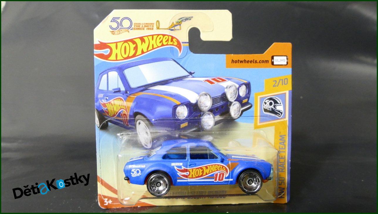 Angličák Auto Hot Wheels Autíčko '70 Ford Escort RS1600 (HW 50th RACE TEAM)