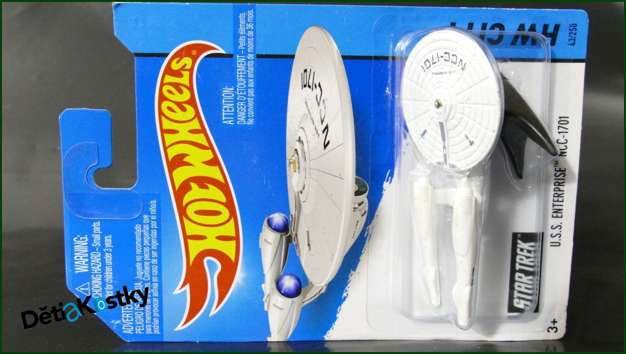 Angličák Auto Hot Wheels U.S.S. Enterprise NCC-1701 (HW CITY)