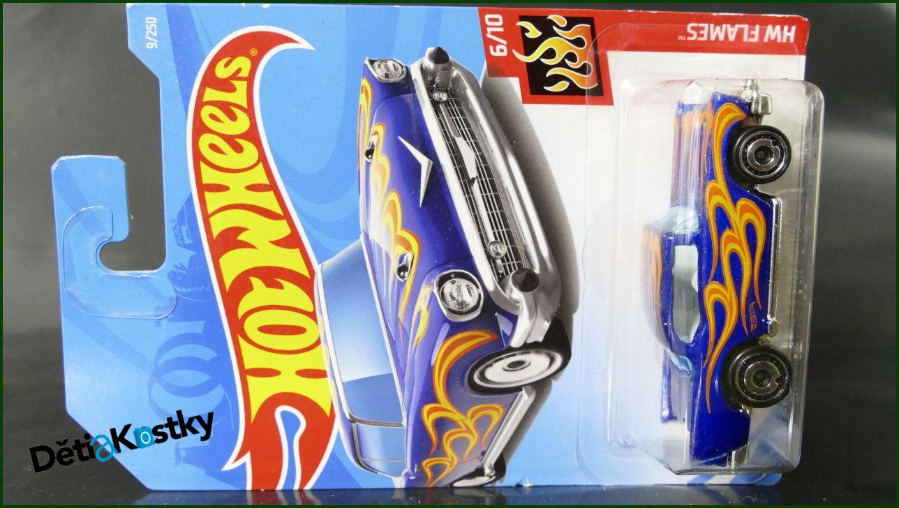 Angličák Auto Hot Wheels Custom '57 Chevy (HW FLAMES)