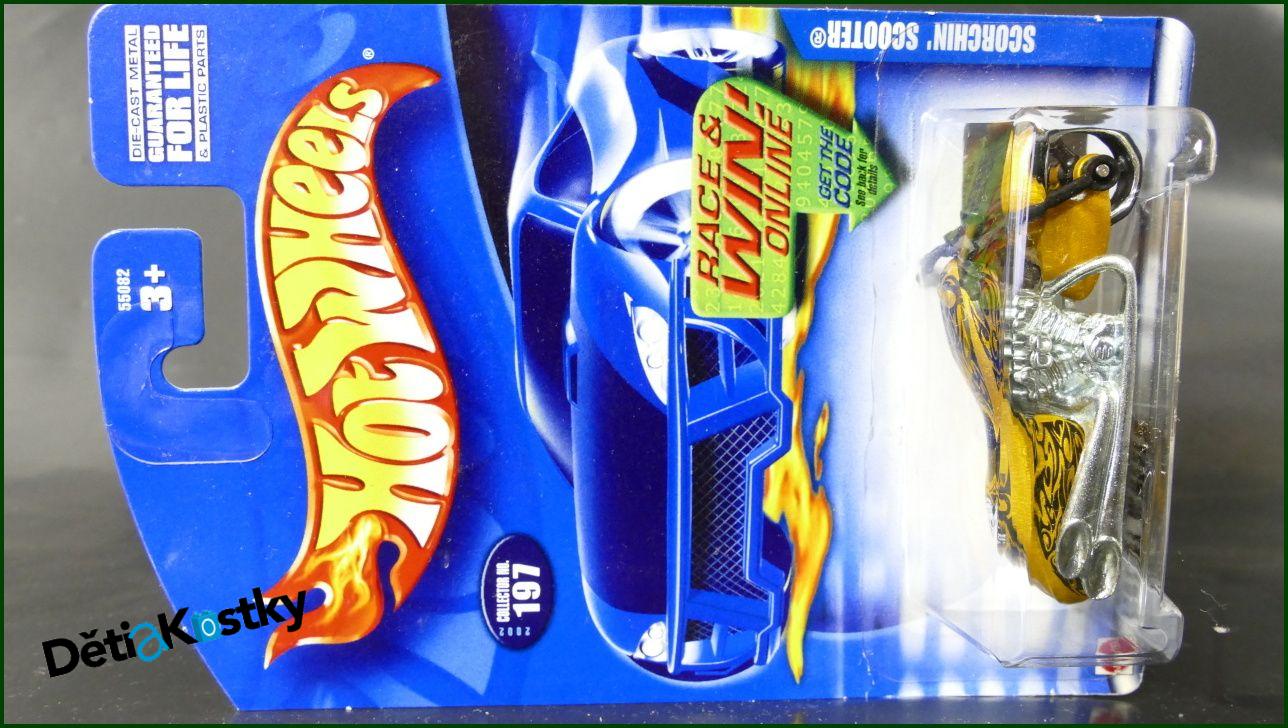 Angličák Auto Hot Wheels Scorchin' Scooter (MATTEL WHEELS)