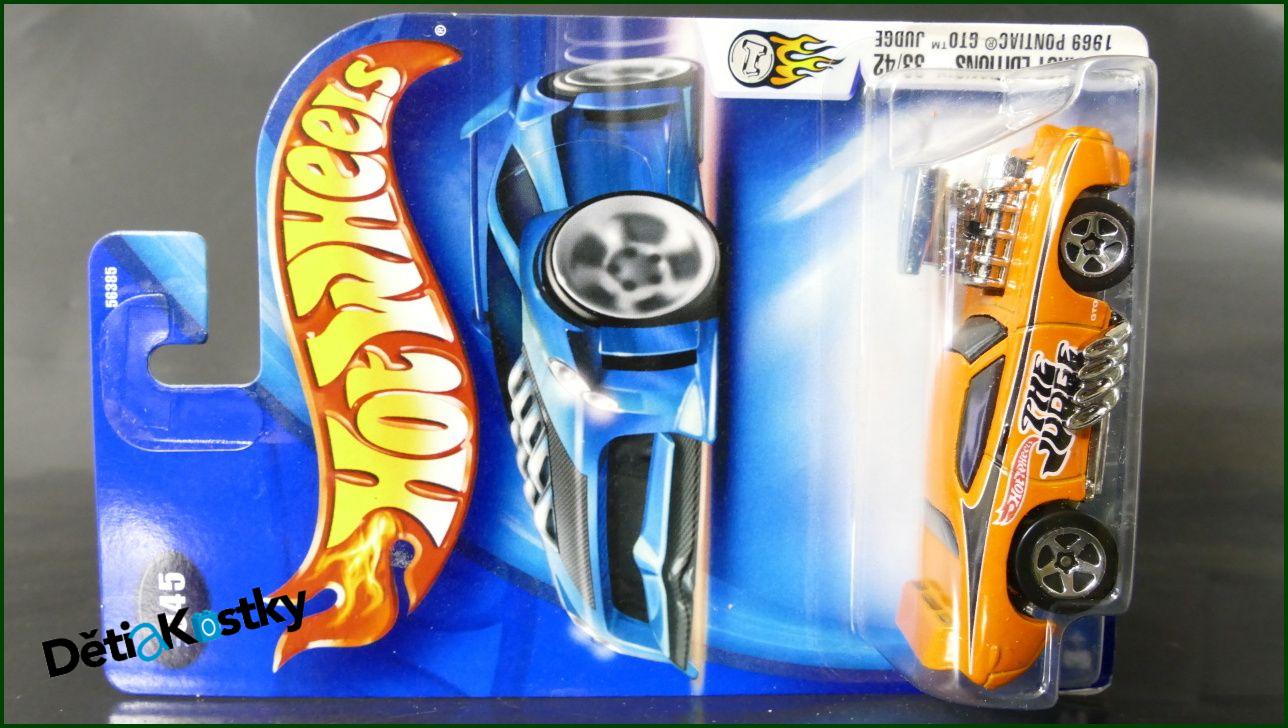 Angličák Auto Hot Wheels 1969 Pontiac GTO Judge (2003 FIRST EDITIONS)