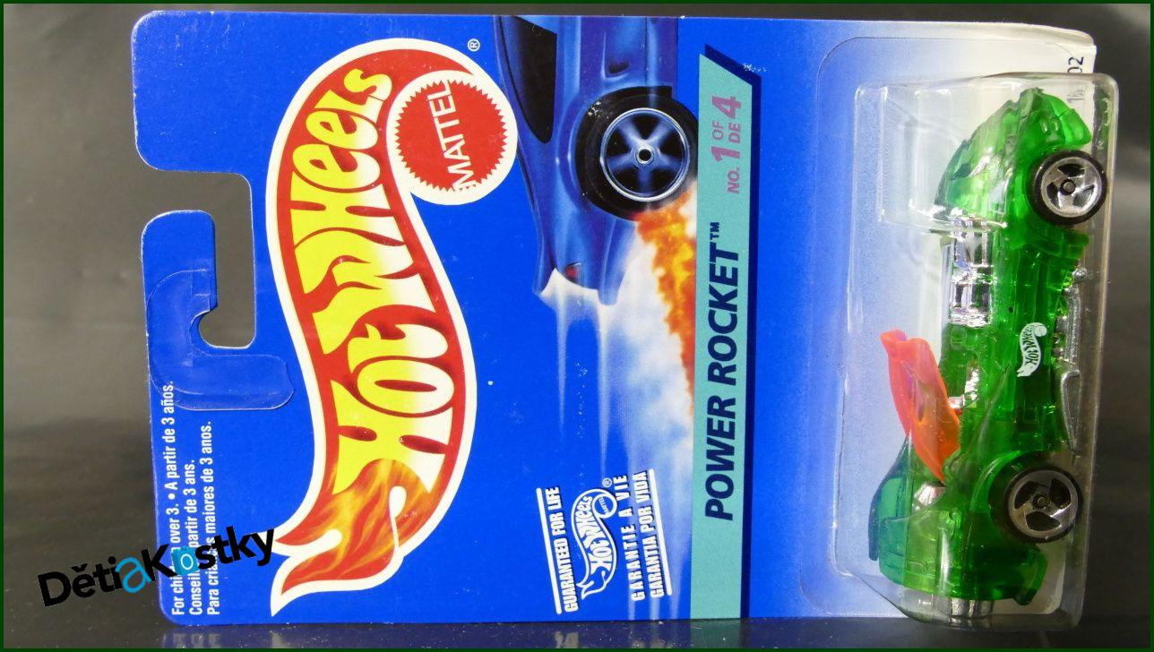 Angličák Auto Hot Wheels Power Rocket (MATTEL WHEELS)