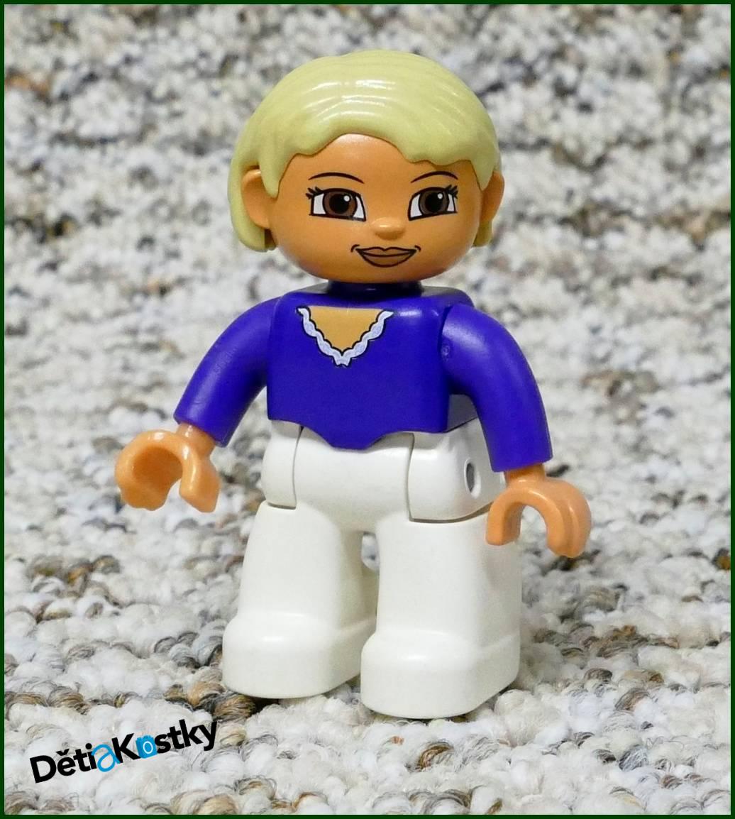 Lego® Duplo® Figurka Maminka Bílo/Fialová