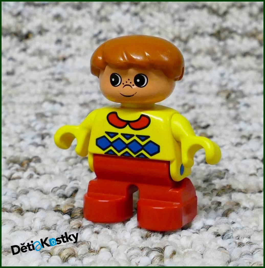 Lego® Duplo® Figurka Chlapeček Červeno/Žlutý