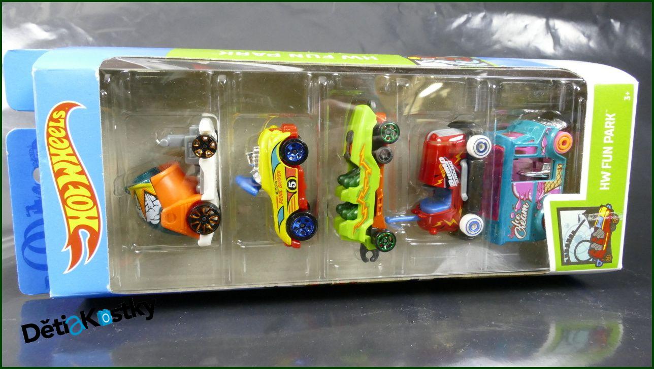 Model Angličák Hot Wheels 5 Pack (HW FUN PARK)