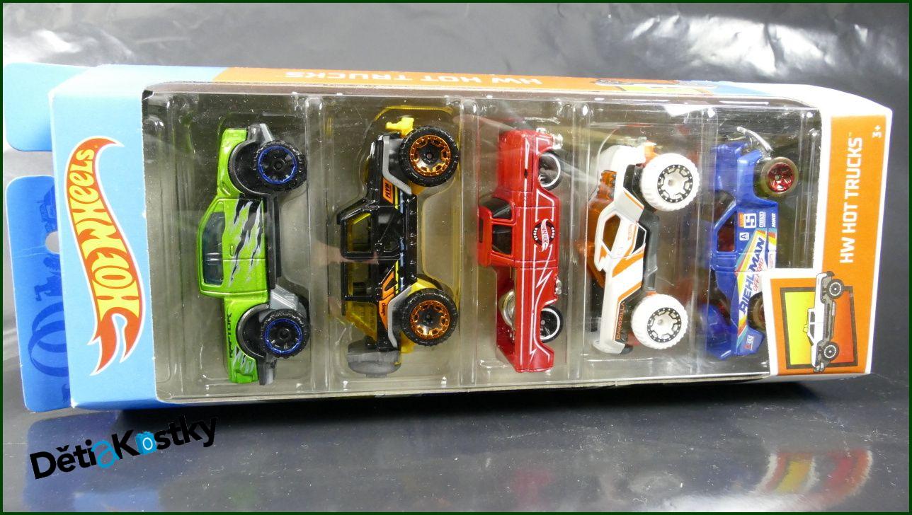 Model Angličák Hot Wheels 5 Pack (HW HOT TRUCKS)