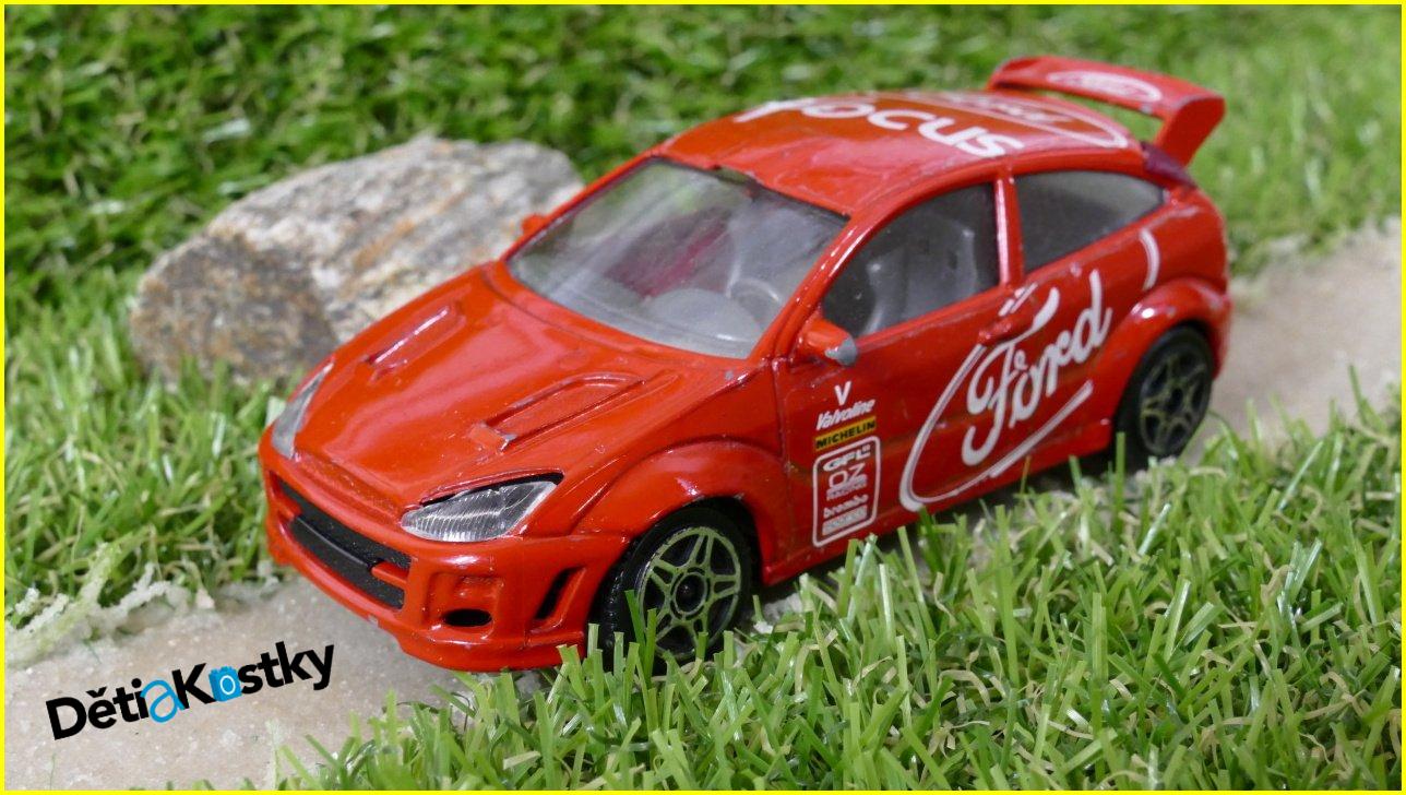 Kovový Model Bburago 1:43 - Ford Focus (chybí jedno zadní světlo)