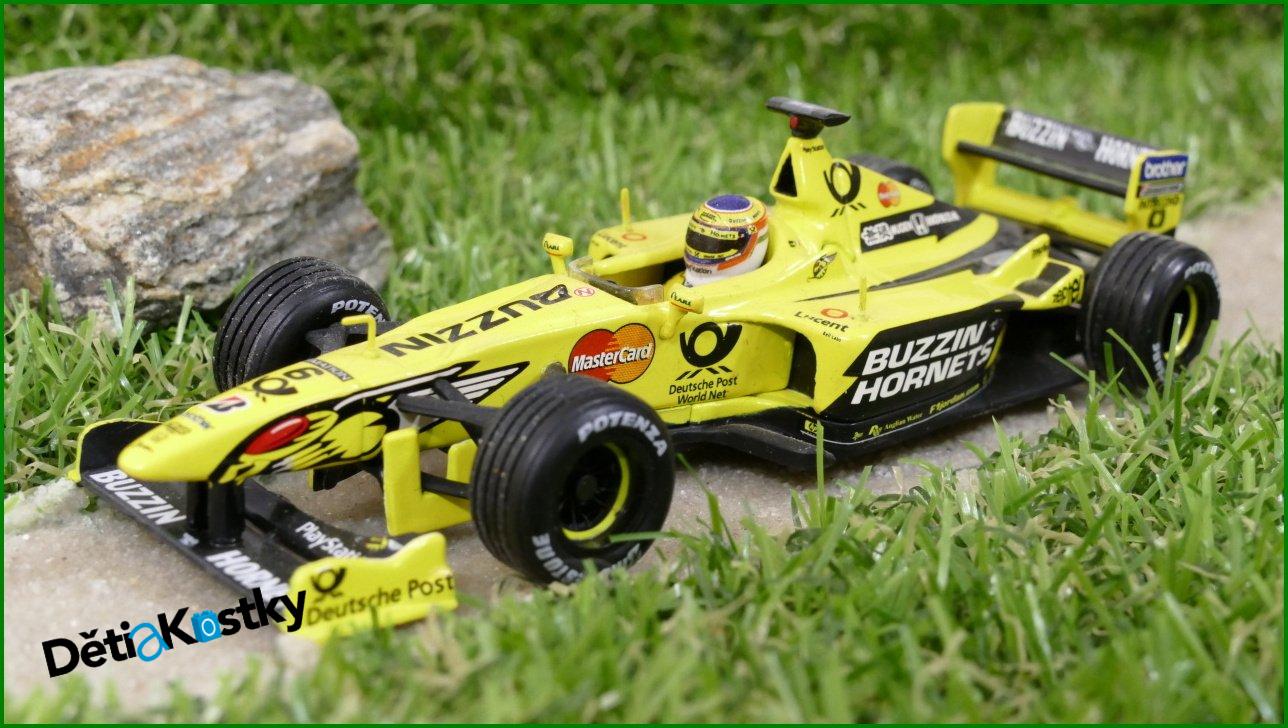Model Autíčka Hot Wheels Formule Jordan EJ10 (1:43)