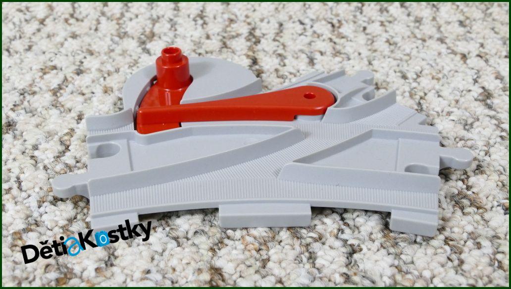 Lego® Duplo® Výhybka - Novější Typ (Světle Šedá)