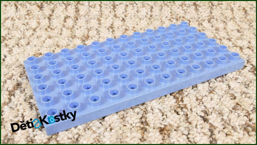 Lego® Duplo® Podložka/Deska 6x12 Světle Modrá
