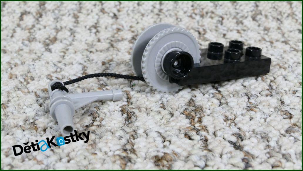 Lego® Duplo® Naviják Malý Černý s Tryskou - Novější Typ
