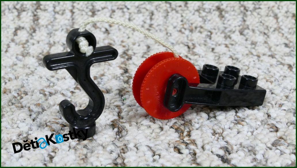 Lego® Duplo® Naviják Malý - Červené Kolečko/Hák