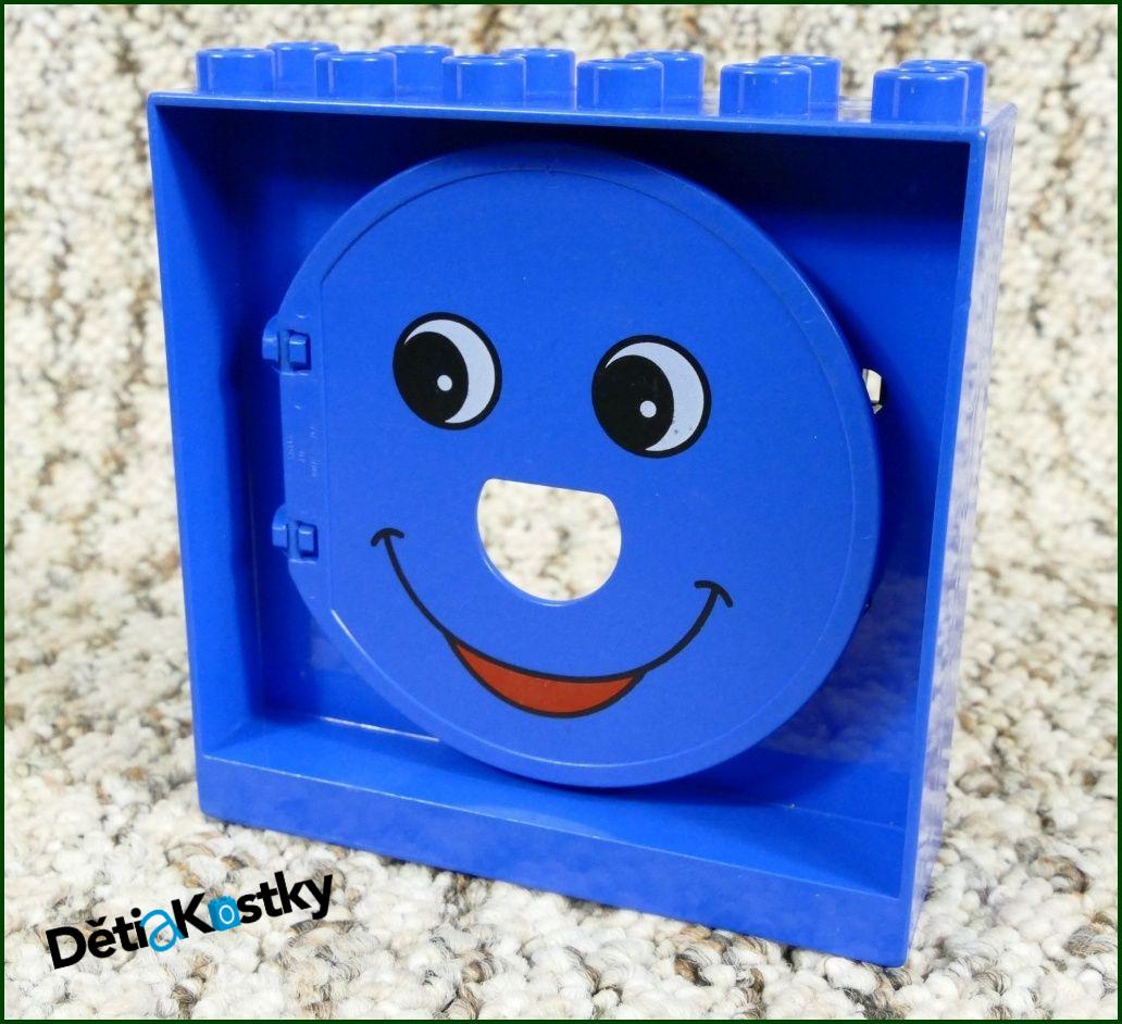 Lego® Duplo® Vstup / Výstup z Dráhy (Modrá/Modrý Obličej)