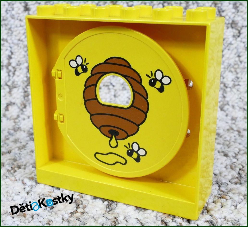 Lego® Duplo® Vstup / Výstup z Dráhy (Žlutá/Žlutý Úl)