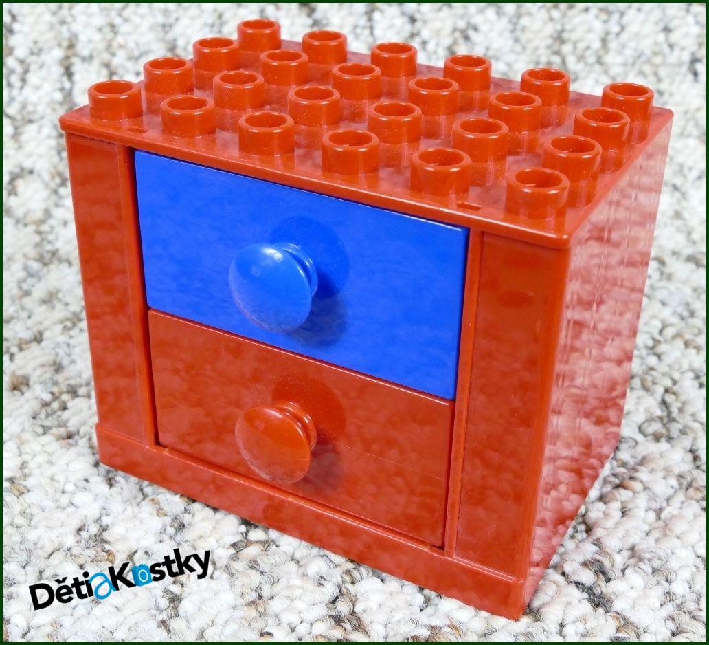 Lego® Duplo® Dolls Skříňka Červená a Dva Šuplíky (Č,M)