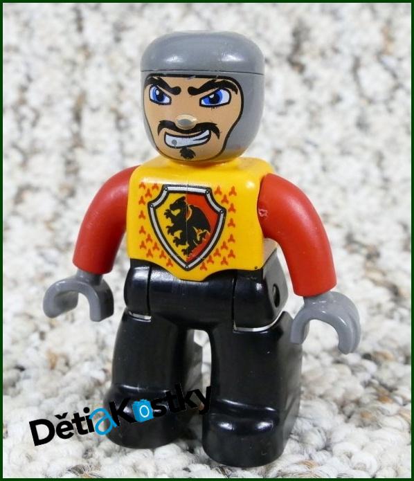Lego® Duplo® Rytíř Černý - Starší Typ